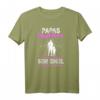 Papas Mädchen Engel Partnerlook Tochter Papa Vatertag T-Shirt - Persönliches Geschenk für Vater und Tochter, ideal zu Weihnachten, Geburtstag & Vatertag