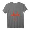 Damen Engelchen Teufelchen Kostüm T-Shirt mit V-Ausschnitt – Lustiges Halloween Outfit & Geschenk für Mädchen, Teenager & Frauen