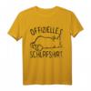 Offizielles Katzen Schlafshirt - Lustiges Schlaf T-Shirt für Katzenliebhaber, Langschläfer & Morgenmuffel