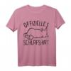 Offizielles Katzen Schlafshirt - Lustiges Schlaf T-Shirt für Katzenliebhaber, Langschläfer & Morgenmuffel