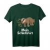 Pyjama Nachthemd Langschläfer Faultier Schlafanzug - Lustiges Schlaf-Design für Damen, Herren und Kinder als Geschenkidee