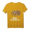 Pyjama Nachthemd Langschläfer Faultier Schlafanzug - Lustiges Schlaf-Design für Damen, Herren und Kinder als Geschenkidee