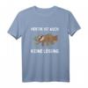 Hektik ist auch keine Lösung | Lustiges Faultier T-Shirt für Entspannung & Humor im Büro