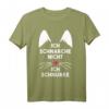 Ich Schnarche Nicht Ich Schnurre Schlafen Geschenk T-Shirt – Lustiges Katzenmotiv für Schlafmützen, Partner & Katzenliebhaber, Perfekt für Weihnachten & Geburtstag