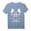 Ich Schnarche Nicht Ich Schnurre Schlafen Geschenk T-Shirt – Lustiges Katzenmotiv für Schlafmützen, Partner & Katzenliebhaber, Perfekt für Weihnachten & Geburtstag
