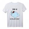 Lustiges Hai Schlafshirt - Witziger Pyjama & Nachthemd für Langschläfer, Morgenmuffel & Nachteulen, Perfektes Geschenk für Damen und Herren