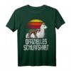 Offizielles Lama Alpaka Faultier Schlafshirt Pyjama – Lustiges Geschenk für Langschläfer, Morgenmuffel & Tierliebhaber