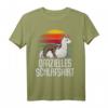Offizielles Lama Alpaka Faultier Schlafshirt Pyjama – Lustiges Geschenk für Langschläfer, Morgenmuffel & Tierliebhaber