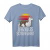 Offizielles Lama Alpaka Faultier Schlafshirt Pyjama – Lustiges Geschenk für Langschläfer, Morgenmuffel & Tierliebhaber