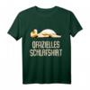 Offizielles Schlafshirt Pyjama Nachthemd mit Hund Motiv – Lustiges Geschenk für Langschläfer, Morgenmuffel & Nachteulen, Damen und Herren