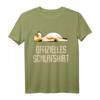 Offizielles Schlafshirt Pyjama Nachthemd mit Hund Motiv – Lustiges Geschenk für Langschläfer, Morgenmuffel & Nachteulen, Damen und Herren