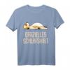 Offizielles Schlafshirt Pyjama Nachthemd mit Hund Motiv – Lustiges Geschenk für Langschläfer, Morgenmuffel & Nachteulen, Damen und Herren