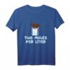 Two Moles Per Liter Wissenschaft T-Shirt für Chemiker, Physiker & Wissenschaftler – Perfekt für Schule, Uni & Geschenke