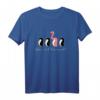 Funky Flamingo & Pinguin Be Different T-Shirt – Mutiges Tiermotiv für Vielfalt, Selbstbestimmung & Individualität