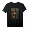 Leonardo da Vinci Mona Lisa Künstler T-Shirt – Perfektes Geschenk für Kunstfans, Lehrer und Kunstliebhaber zu Geburtstag & Weihnachten