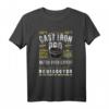 Dutch Oven Cast Iron Pro Grillen & BBQ T-Shirt - Retro Design für Outdoor & Camping Fans, Gusseisen-Liebhaber & Grill-Enthusiasten