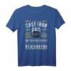 Dutch Oven Cast Iron Pro Grillen & BBQ T-Shirt - Retro Design für Outdoor & Camping Fans, Gusseisen-Liebhaber & Grill-Enthusiasten