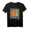 Papas Schlafshirt - Lustiges Faultier Pyjama Geschenk für Papa, Ehemann & Vater zum Geburtstag oder Vatertag