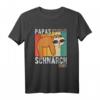 Papas Schlafshirt - Lustiges Faultier Pyjama Geschenk für Papa, Ehemann & Vater zum Geburtstag oder Vatertag