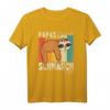Papas Schlafshirt - Lustiges Faultier Pyjama Geschenk für Papa, Ehemann & Vater zum Geburtstag oder Vatertag