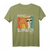 Papas Schlafshirt - Lustiges Faultier Pyjama Geschenk für Papa, Ehemann & Vater zum Geburtstag oder Vatertag