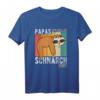 Papas Schlafshirt - Lustiges Faultier Pyjama Geschenk für Papa, Ehemann & Vater zum Geburtstag oder Vatertag