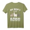 Lustiges Alpaka und Lama T-Shirt mit Spruch 'Mir reichts, ich geh Alpakas streicheln' – Perfekt für Lama-Liebhaber und Alpakafans