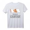 Offizielles Katzen Schlafshirt - Bequemer Schlafanzug für Katzenliebhaber, perfekte Geschenkidee für Morgenmuffel, Bettliebhaber & Katzenfans
