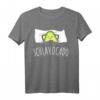 Schlavocado Schlafendes Avocado Schlaf Pyjama T-Shirt – Lustiges und bequemes Schlafshirt für Avocadofans, Langschläfer & Morgenmuffel