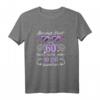 Damen 60. Geburtstag Jahrgang 1963 T-Shirt - Humorvolles Geschenk für Frauen mit Retro-Design, Herzbrille und Regenbogen