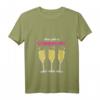Damen Gruppen Sekt Silvester Outfit Partnerlook Party T-Shirt mit V-Ausschnitt - Perfekt für Silvesterfeier & Mitternachts-Party