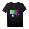 Lustiges TV Testbild T-Shirt – Retro Nerd Design, Perfekt als Geschenk für Familie und Freunde zu Geburtstag, Weihnachten, Ostern, Vatertag & Muttertag