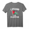 I Stand With Palästina Flag Arabic Freedom T-Shirt – Unterstütze Frieden & Freiheit im Nahen Osten, ideales Geschenk für Aktivisten und Unterstützer