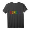 Guncle Shirt LGBT Regenbogen T-Shirt für Schwule Onkel – Geschenkidee zum Pride Month, Christopher Street Day & Pride Parade im Retro Grunge-Design