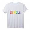 Guncle Shirt LGBT Regenbogen T-Shirt für Schwule Onkel – Geschenkidee zum Pride Month, Christopher Street Day & Pride Parade im Retro Grunge-Design