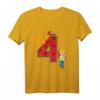 Kinder Geburtstagsshirt 4 Jahre Junge Bagger Baumeister T-Shirt – Perfekt für den Kindergeburtstag & kleine Baumeister