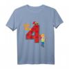 Kinder Geburtstagsshirt 4 Jahre Junge Bagger Baumeister T-Shirt – Perfekt für den Kindergeburtstag & kleine Baumeister