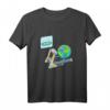 Lustiges Flat Earth T-Shirt mit Laufband und Erde - Für Fans der flachen Erde und Fitness-Enthusiasten
