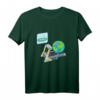 Lustiges Flat Earth T-Shirt mit Laufband und Erde - Für Fans der flachen Erde und Fitness-Enthusiasten