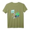 Lustiges Flat Earth T-Shirt mit Laufband und Erde - Für Fans der flachen Erde und Fitness-Enthusiasten