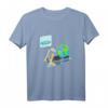 Lustiges Flat Earth T-Shirt mit Laufband und Erde - Für Fans der flachen Erde und Fitness-Enthusiasten