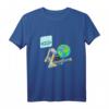 Lustiges Flat Earth T-Shirt mit Laufband und Erde - Für Fans der flachen Erde und Fitness-Enthusiasten