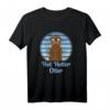 Lustiges Hot Hotter Otter Otterliebe T-Shirt – Witziges Tierdesign mit Ottermotiv & Sonnenbrille, Perfekt als Geschenk für Otterfans