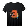 Kinder Geburtstagsshirt 3 Jahre Junge Bagger Baumeister T-Shirt – Perfektes Geburtstagsgeschenk für kleine Baumeister und Baggerfans