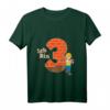 Kinder Geburtstagsshirt 3 Jahre Junge Bagger Baumeister T-Shirt – Perfektes Geburtstagsgeschenk für kleine Baumeister und Baggerfans