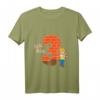 Kinder Geburtstagsshirt 3 Jahre Junge Bagger Baumeister T-Shirt – Perfektes Geburtstagsgeschenk für kleine Baumeister und Baggerfans