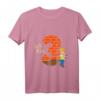 Kinder Geburtstagsshirt 3 Jahre Junge Bagger Baumeister T-Shirt – Perfektes Geburtstagsgeschenk für kleine Baumeister und Baggerfans