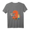 Kinder Geburtstagsshirt 3 Jahre Junge Bagger Baumeister T-Shirt – Perfektes Geburtstagsgeschenk für kleine Baumeister und Baggerfans