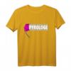 Pyrologe - Lustiges Feuerwerk Böller T-Shirt mit Spruch für Feuerwerksfans & Silvesterliebhaber
