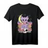 Pastel Goth Cat Girl T-Shirt – Stylisches Anime- und Manga-inspiriertes Design für Gothic-Mode & Kunstliebhaber